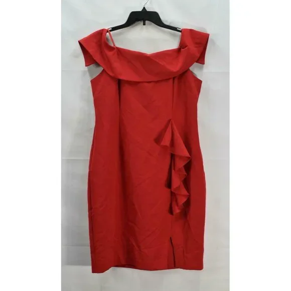 SLNY Dresses Slny Womens 4p Petite Off Shoulder Dress Nwt